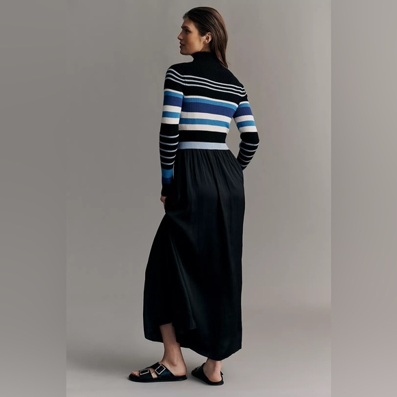 NWOT Anthropologie Thea Long-Sleeve Twofer Maxi Dress Sz XS - Picture 3 of 9